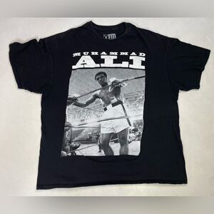Muhammad Ali Graphic T-shirt Men XXL Black Short Sleeve